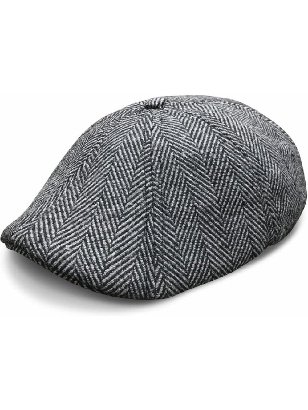 Stylish Peaky Newsboy Flat Cap - 8 Panel Men's Scally Cap for Trendy Looks